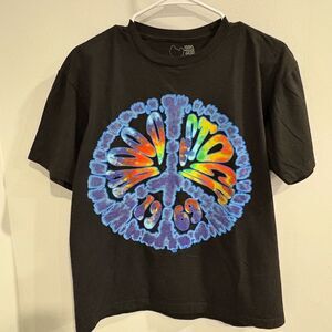 Woodstock 1969 Colorful Tie-Dye Short Sleeve Concert Tee
